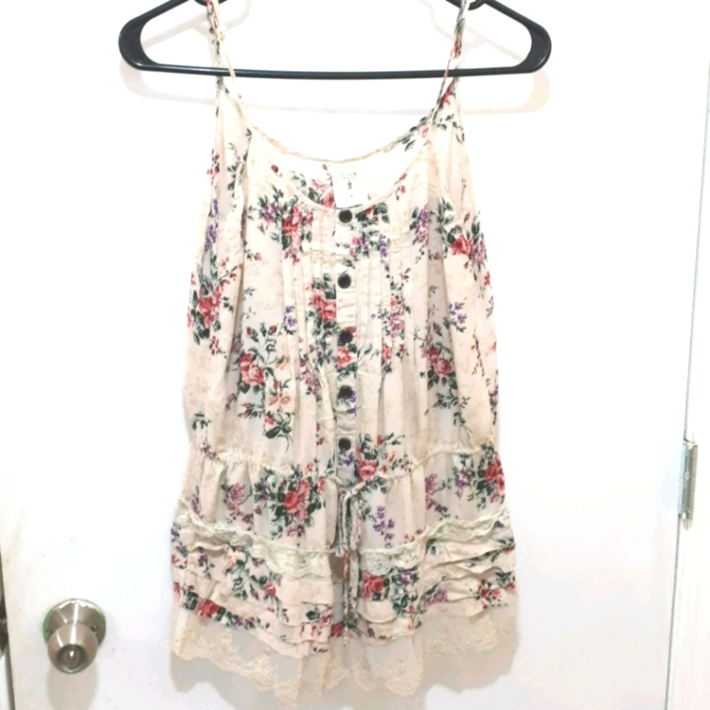 Summer floral top